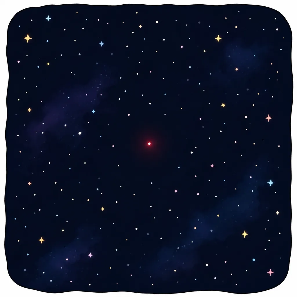遠くにあるため小さく、光が赤っぽく見える天体。
