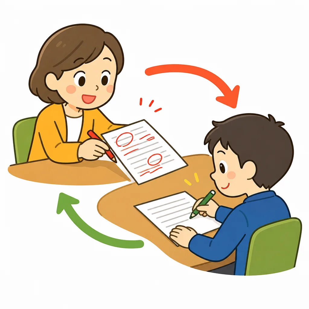 査読者の意見をもとに論文を直す。何度もくり返すこともある。