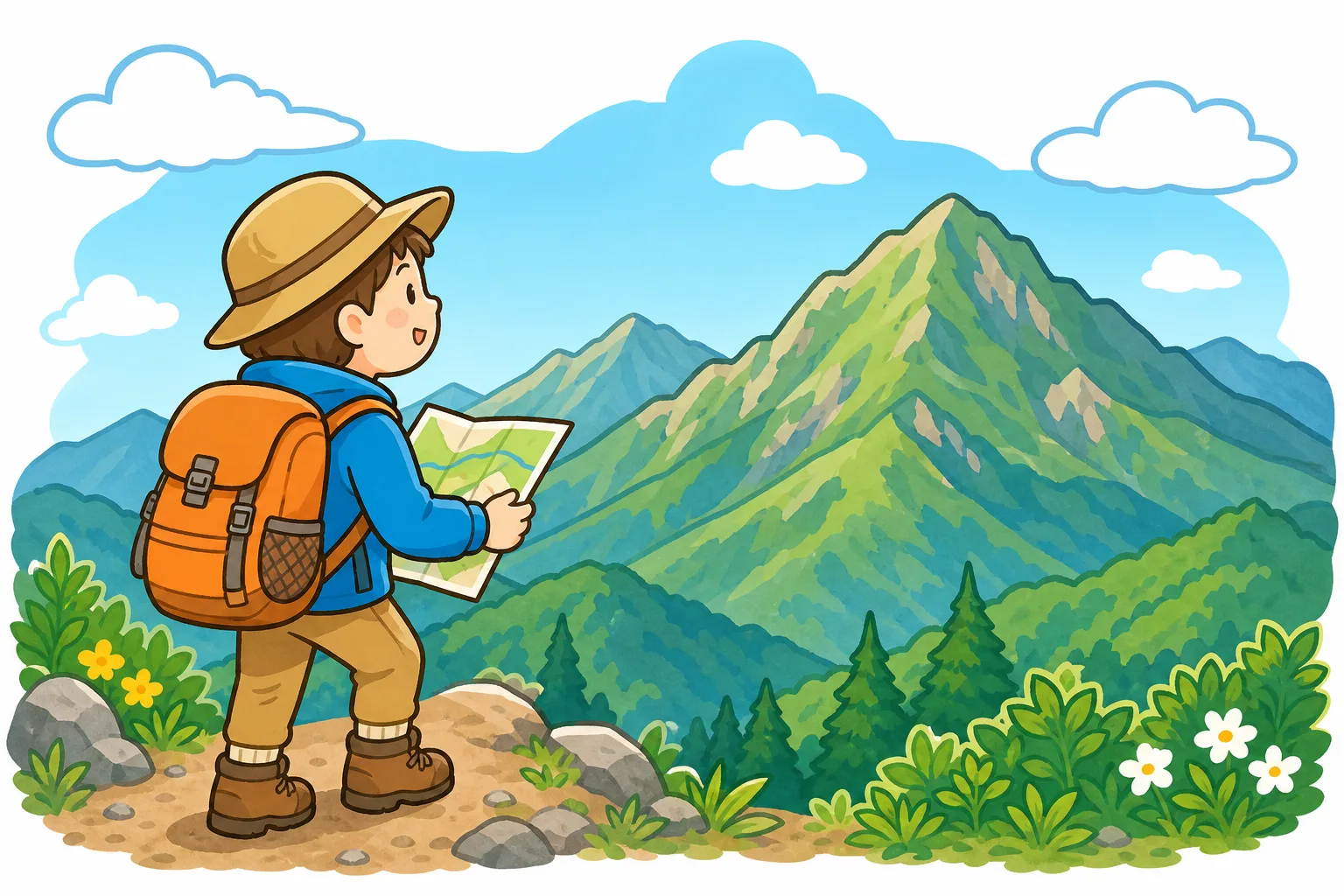 山にのぼる前のだいじなじゅんび、登山届。